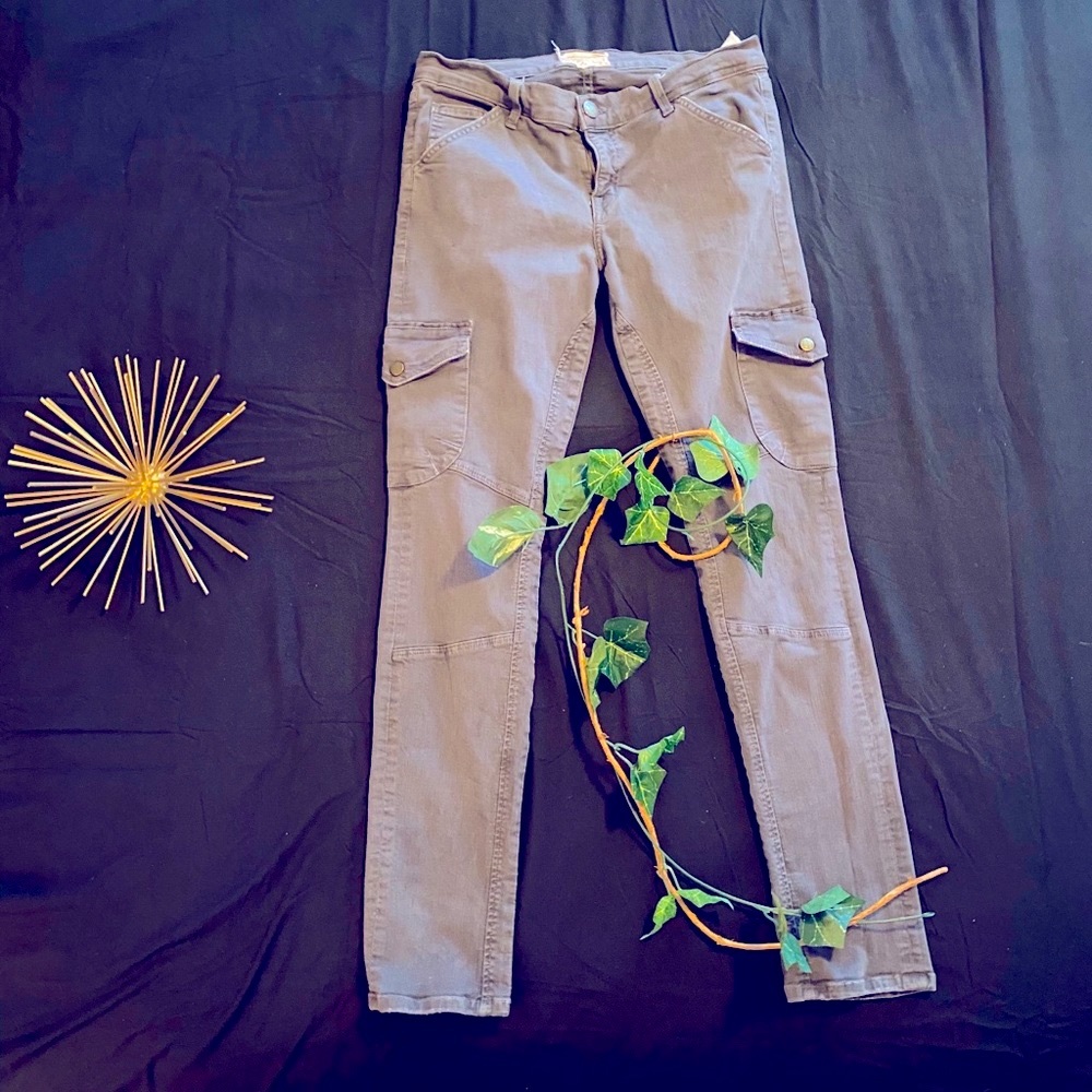 Current Elliot Grey Cargo Pants